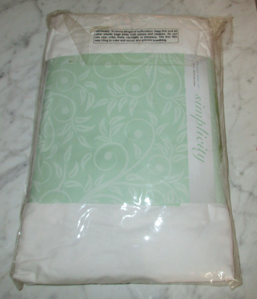 White Simplicity Massage Table 3 Piece Sheet Set 180 Thread Count Poly Cotton