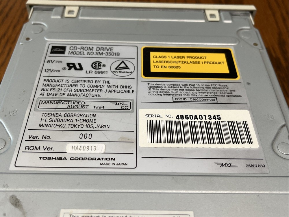 Compact disk RU CD-Rom Drive