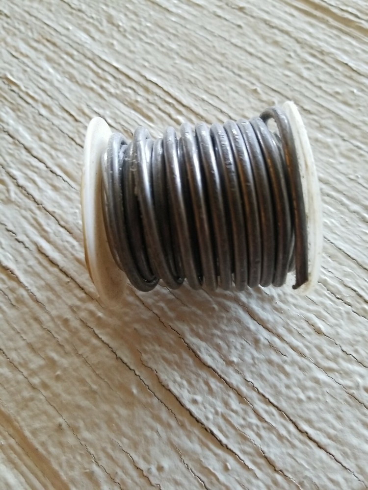 Vintage Spartan Solid Wire Solder Spool. Near full 16 oz