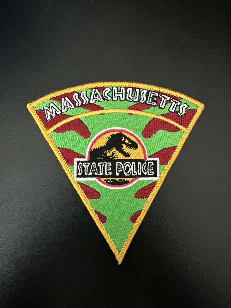 Massachusetts State Police Patch Jurassic Park