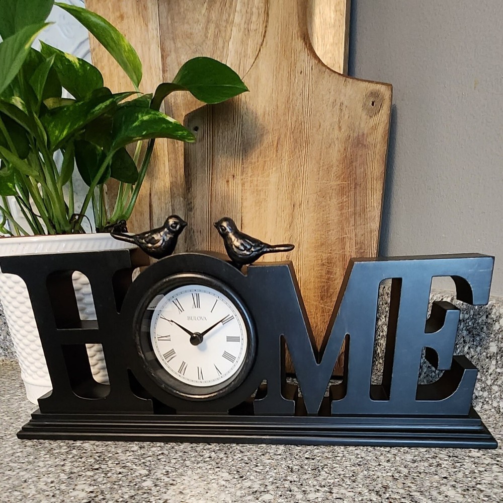 Bulova Home Shelf/Mantle/Table Clock