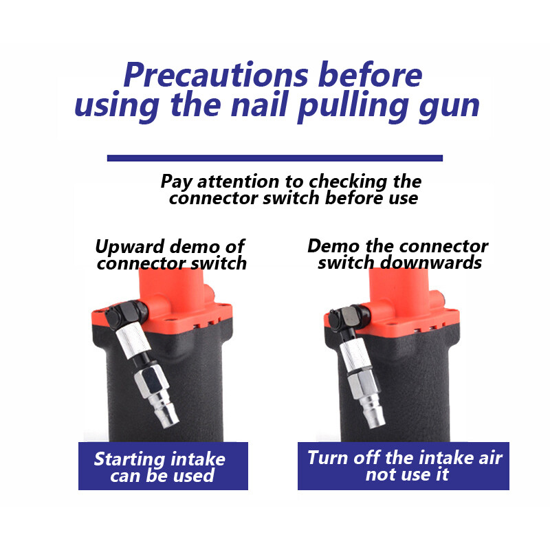 Pneumatic 2.4-4.8mm Air Pull Nail Riveter Rivet Automatic Nut Gun Riveting Tool