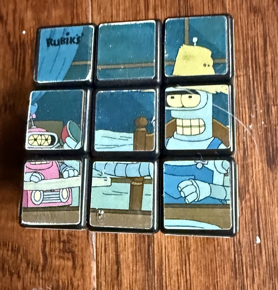 CUSTOM BENDER Rubik's Cube Futurama Bender