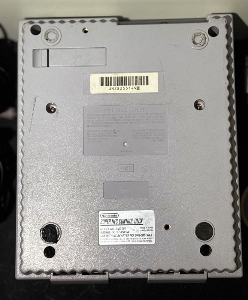 Nintendo Super NES SNES Console Bundle - Authentic - Tested & Working