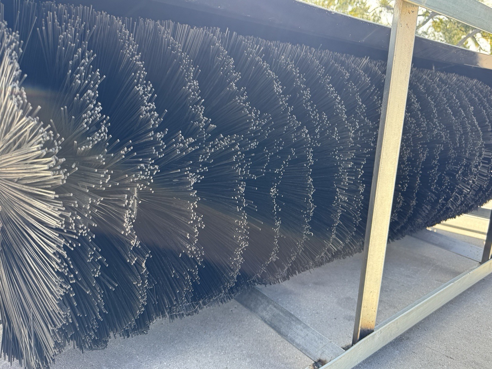 Wolverine Skid Steer Angle Broom Sweeper Heavy Duty Attachment w/Poly Brush