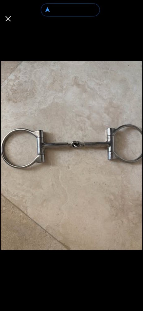 ROBART PINCHLESS SNAFFLE HORSE COPPER INLAY D RING BIT