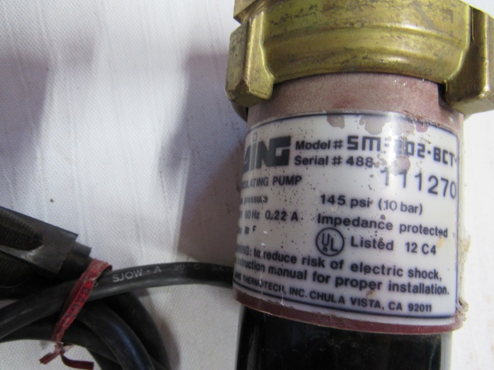 Ging Circulating Pump Model SM202-BCT