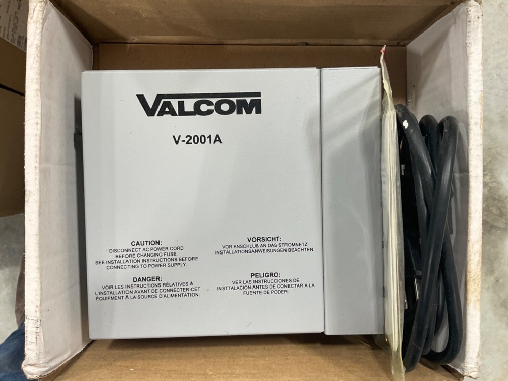  Valcom V-2001A Page Control Unit - 1 Zone 1 Way Enhanced features with speakers