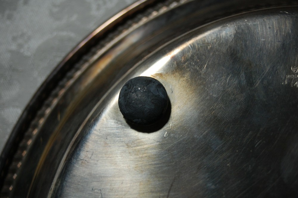 Reed Barton Footed Dish 1948 Silver Plated Deep Serving Dish Plate