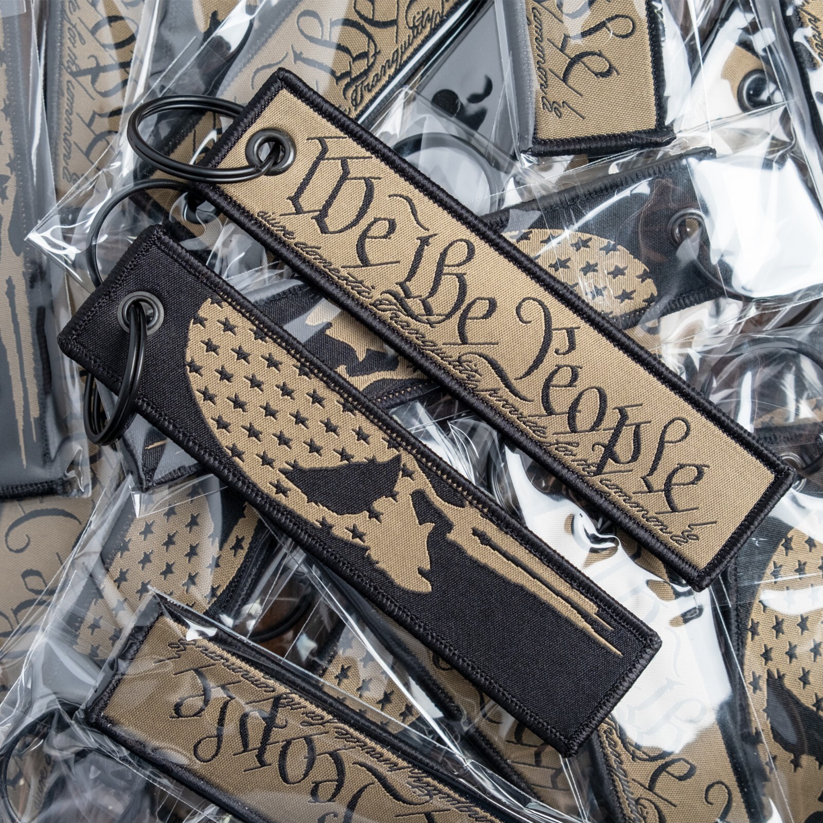 U.S.ARMY Motorcycle License Plate Frame Tag Bracket with We The People Key Tag