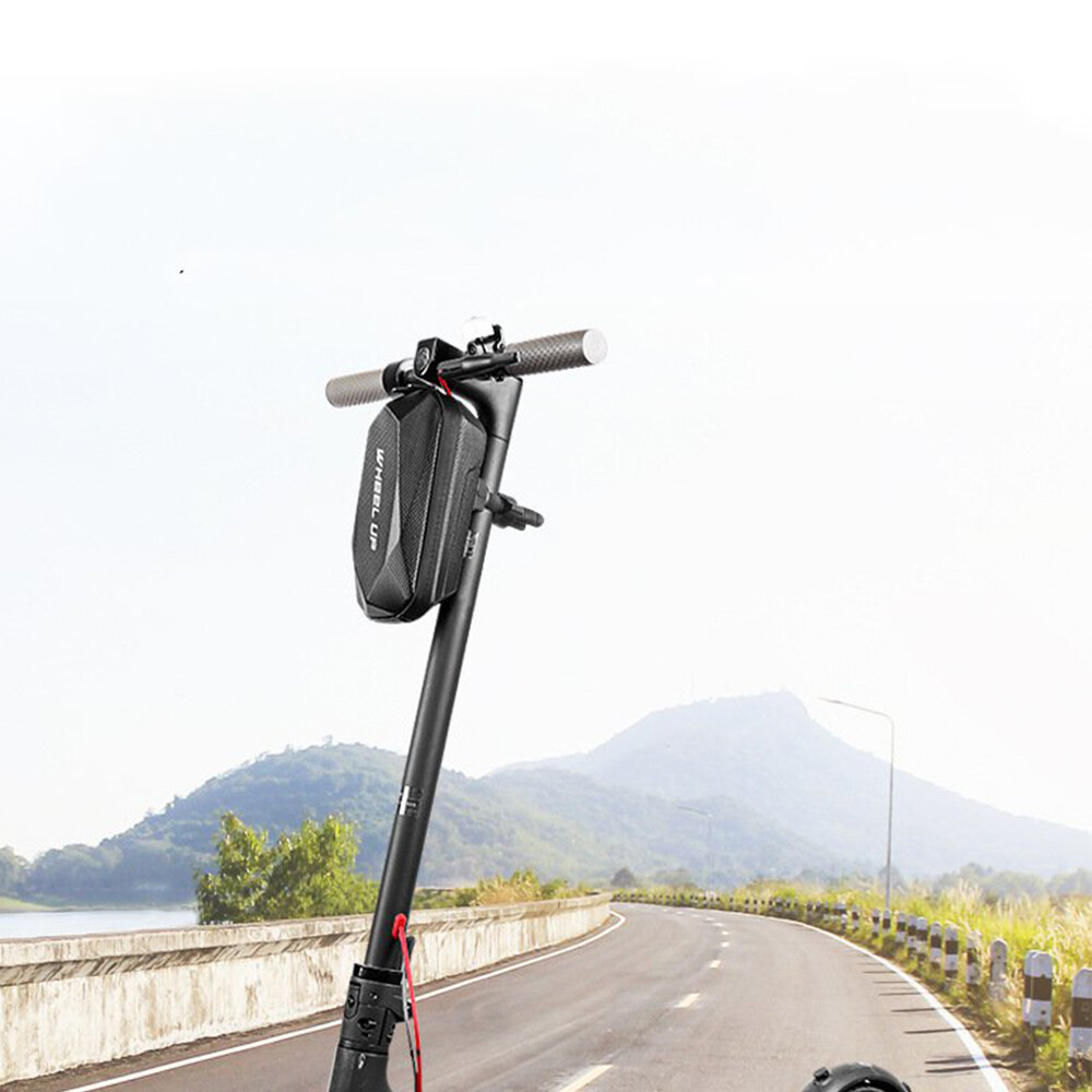E-Scooter Front Bag Head Case Folding MTB Bike Handlebar EVA Shell Quick Release
