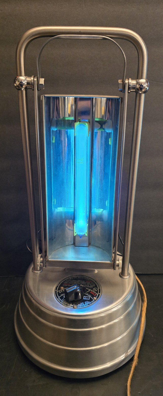 Vintage Sun-Kraft Cold Quartz Ultraviolet Therapy Lamp Model A-1 Tested Works #2