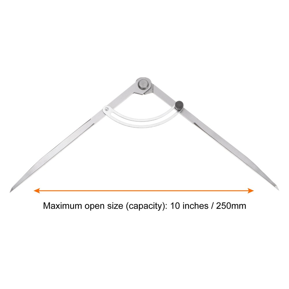 Wing Divider Compass 10 Inch 250mm Adjustable Woodworking Compass