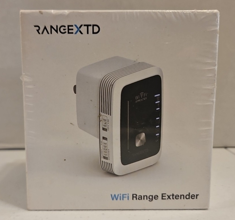 RangeXTD WiFi Range Extender Wireless Speed Up To 300mbps - New/Sealed E