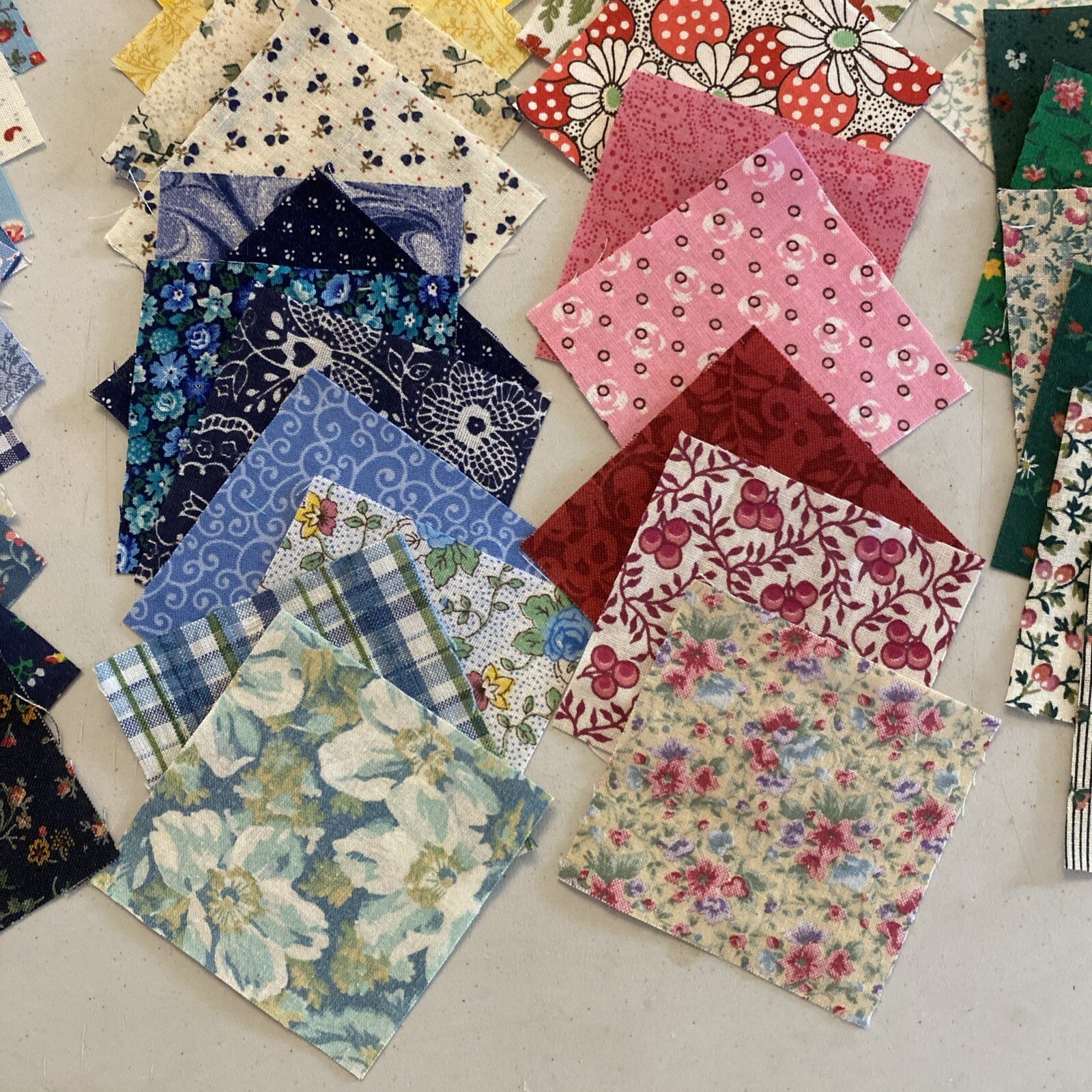 150 2.5 INCH (2.5” X 2.5”) QUILT SQUARES - Cotton Fabric Crafts Sew