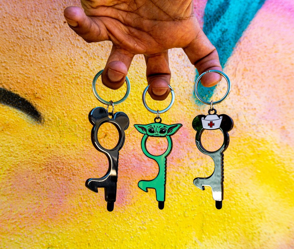 Mickey Touchless Door Opener With Stylus
