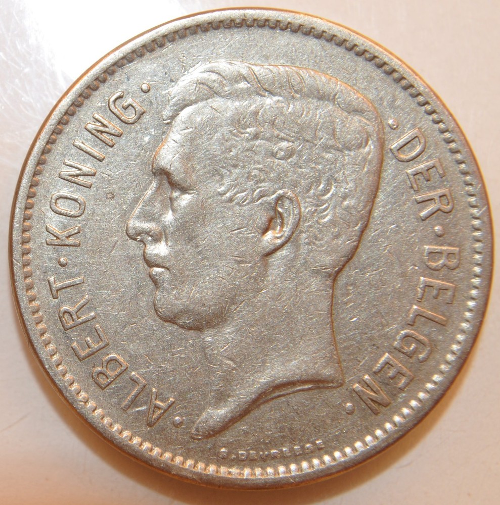1931 Belgium 5 francs