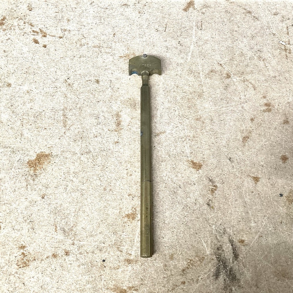 Vitrex Wheel Glass Cutter Solid Brass