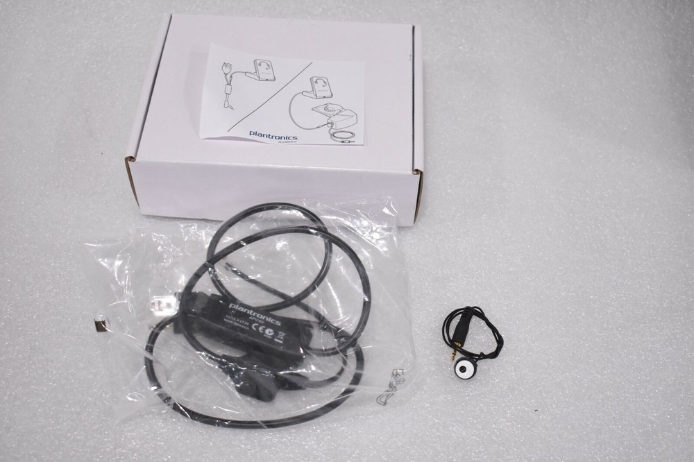 PLANTRONICS APV-63 ELECTRONIC HOOK SWITCH CABLE FOR REMOTE DESK PHONE CALL CTRL