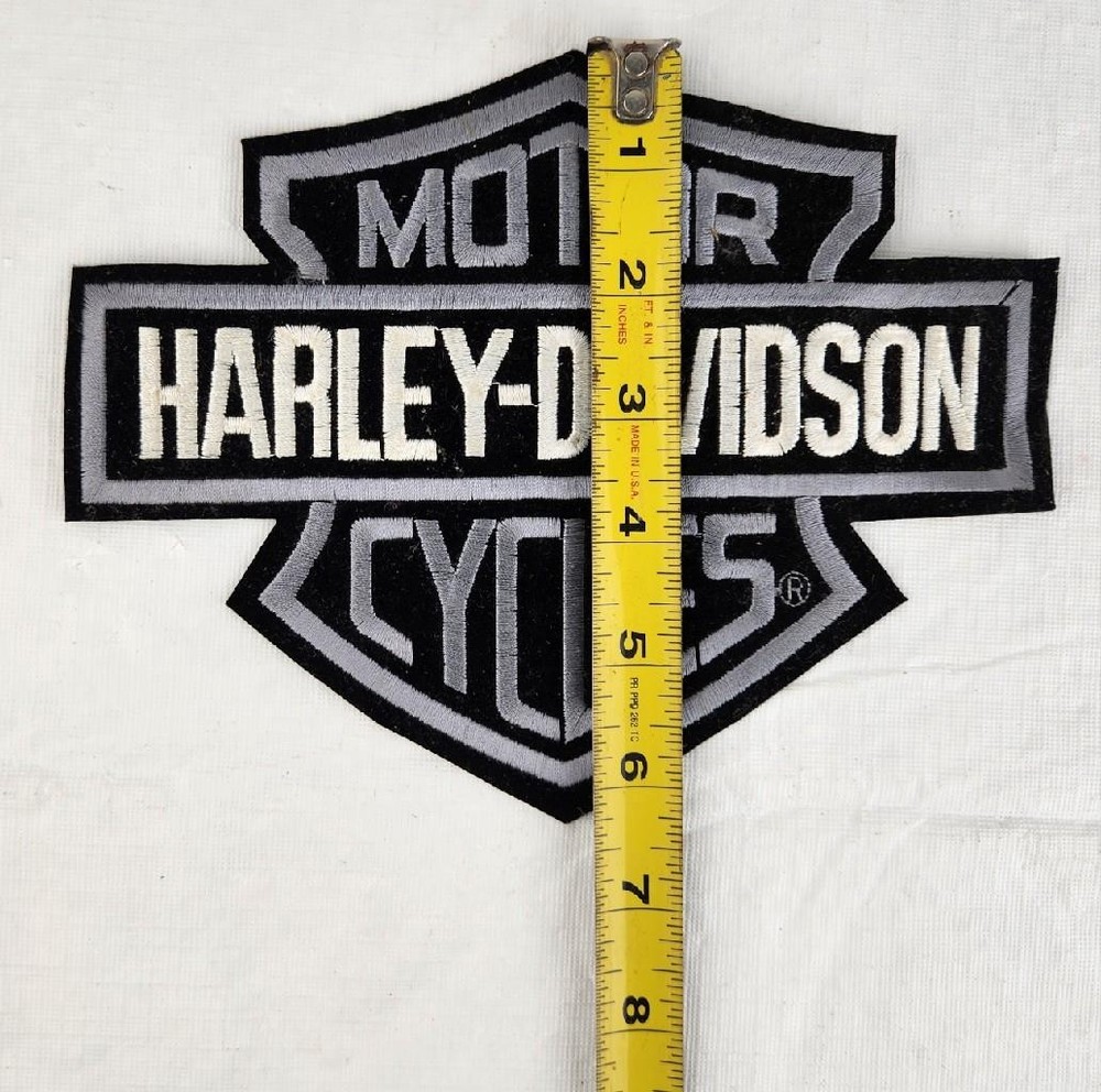Large 8"x6.25" Harley Davidson Motorcycles Patch