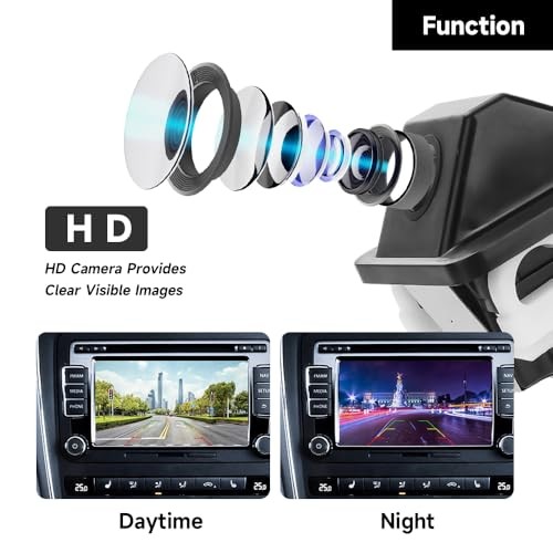 Rear View Back Up Wide Angle Camera Park Assist Reverse Camera - Compatible