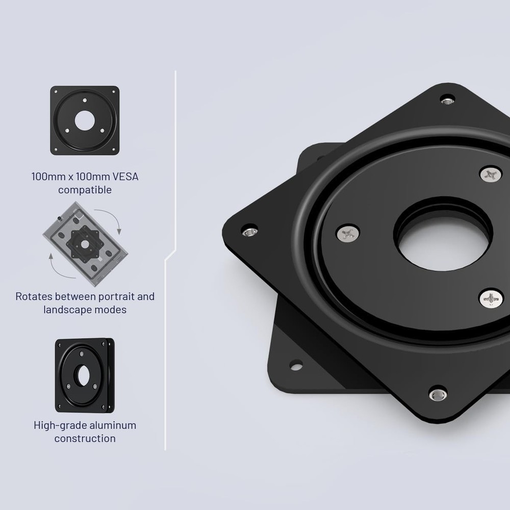 VESA Rotating Plate Black
