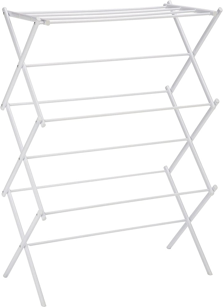 Foldable Portable Clothes Drying Rack for Indoor Air Drying, Collapsible Design