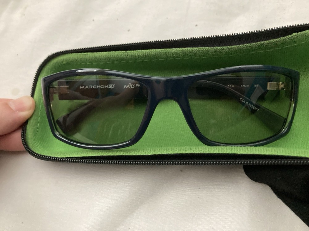 3D Glasses By M3D, Excellent Condition, With New Case, Instructions