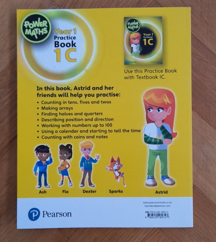 Power Maths year 1 practise book bundle 1A 1B 1C