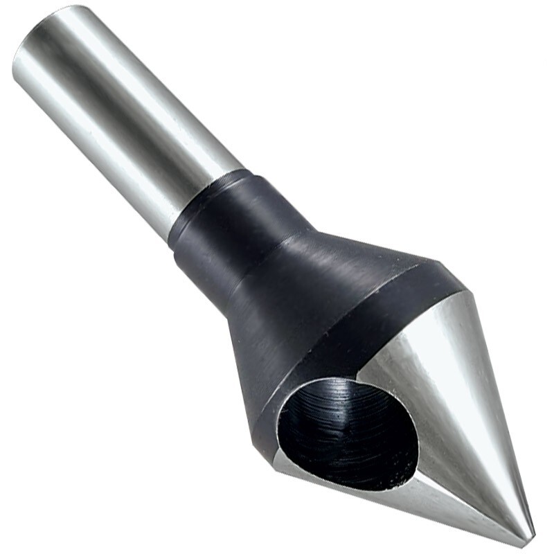 #0 HSS Zero-Flute Countersink and Deburring Tool - 60°, USA - 3 pieces
