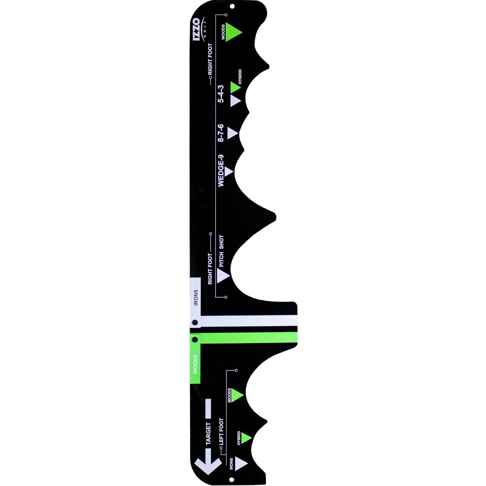 Izzo Golf Sure Stance Golf Ball Postion Trainer