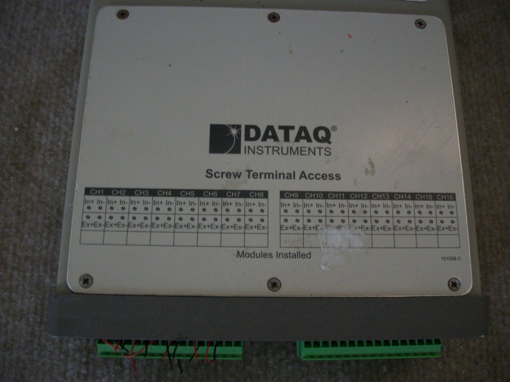 DATAQ INSTRUMENTS MODEL DI718BX DATA LOGGER 1-16 CHANNEL WITH POWER SUPPLY