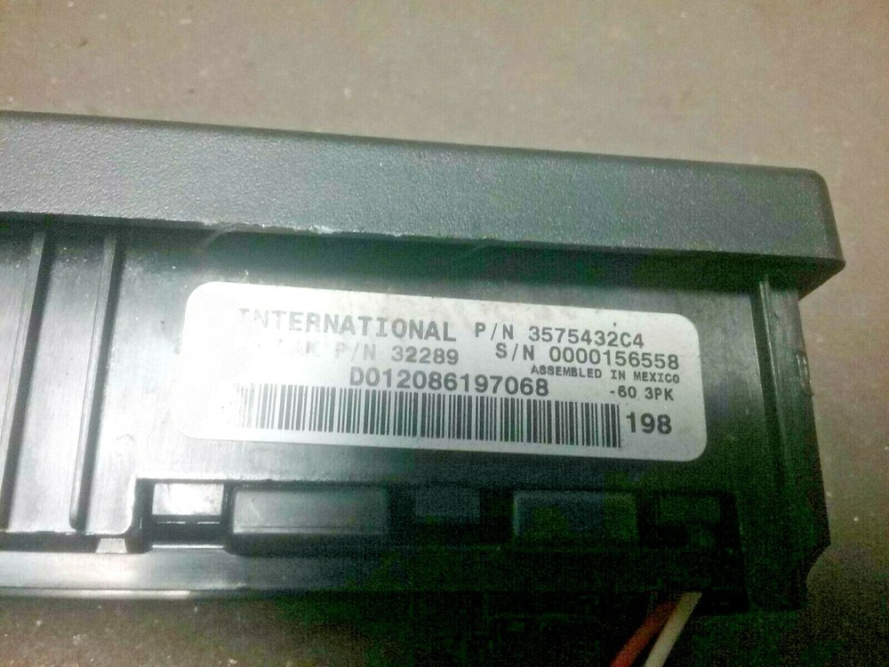 INTERNATIONAL SWITCH PANEL 3575432C4