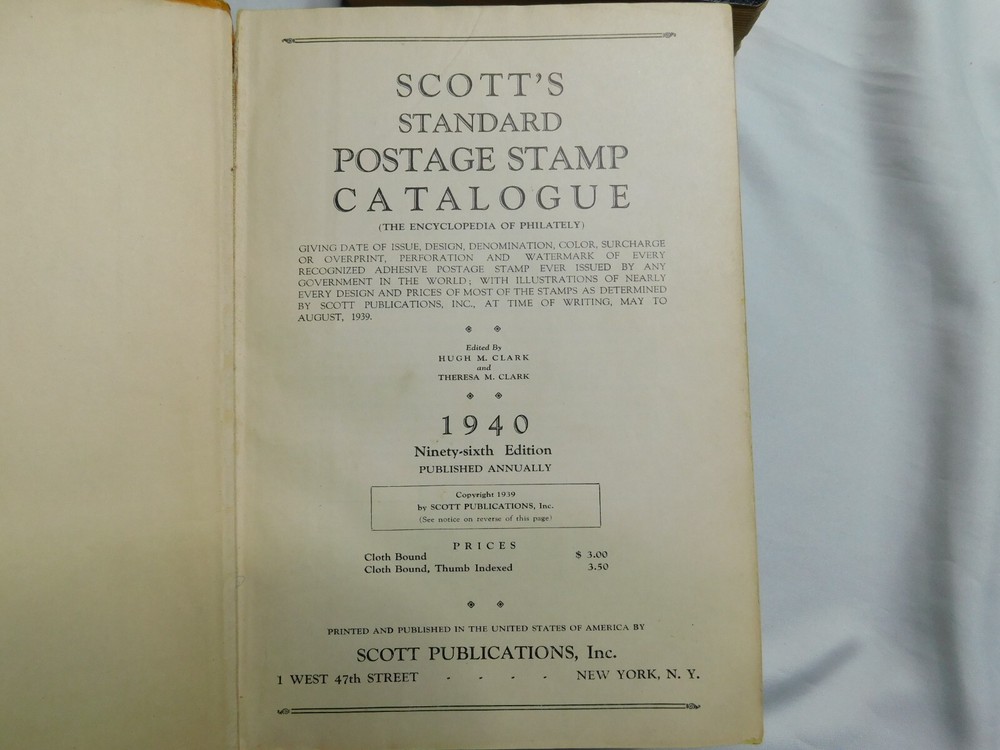 (2) Scott Stamp Catalogues - 1940 Standard Postage & 1976 U.S. Stamp Specialized