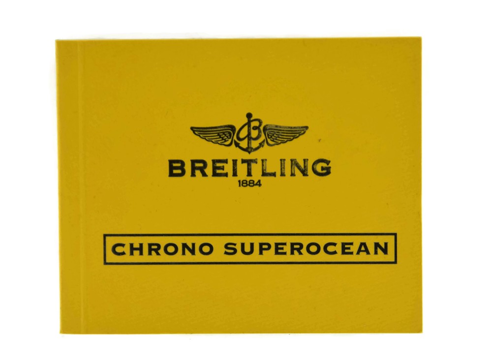 Breitling Chrono Superocean Booklet Manual
