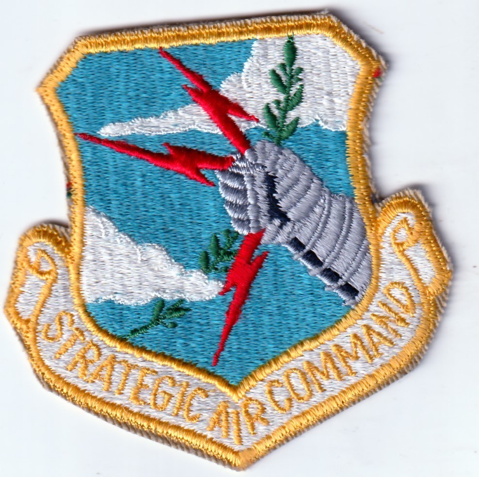 USAF AIR FORCE Strategic Air Command SAC Offutt AFB Nebraska patch