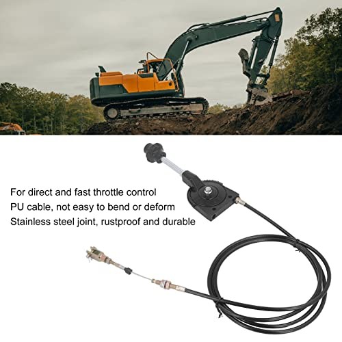 2.5M Excavator Throttle Control Cable Heavy Duty Manual Throttle Pull Wire