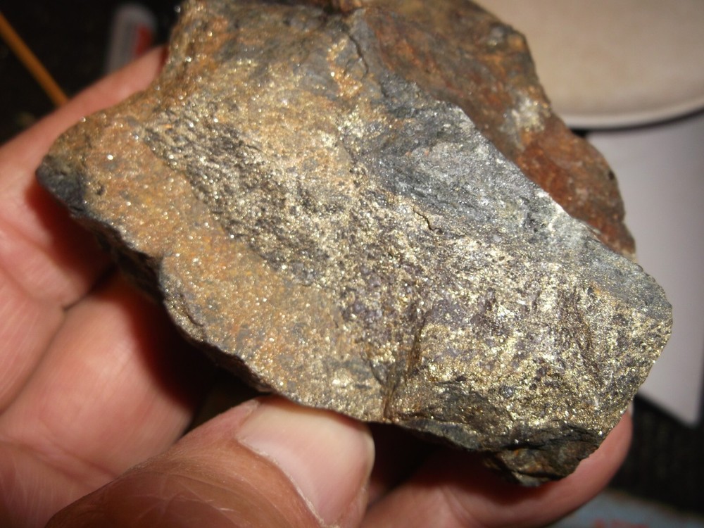 Gold, silver, copper, 258 grams samples ,ore high grade .