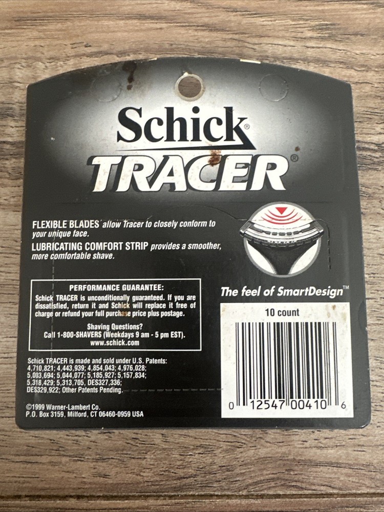 Schick Tracer 10 Refill Blades NOS