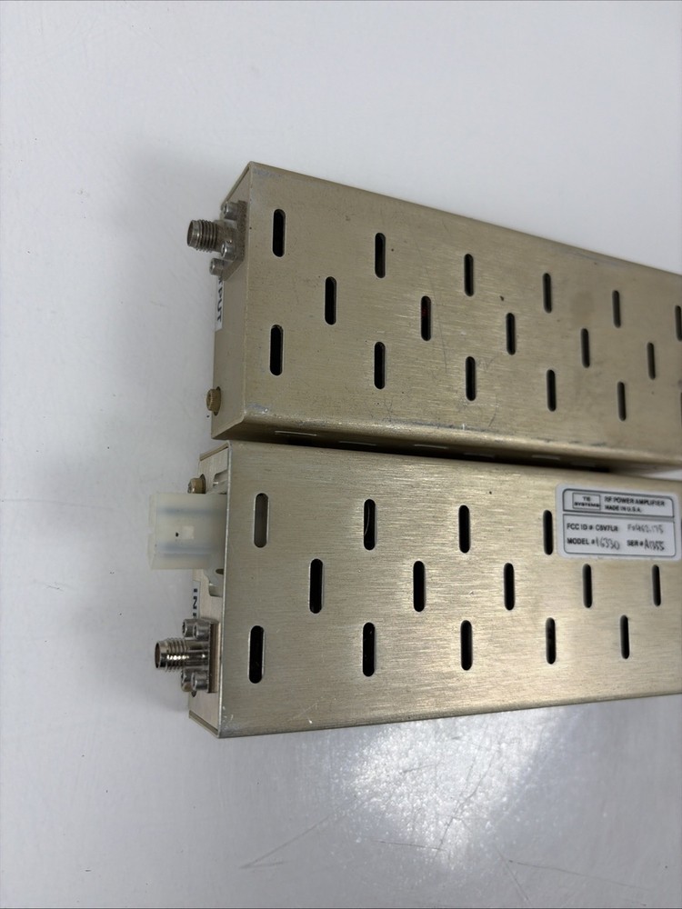TE Systems RF Power Amplifier Model 16330 Pair