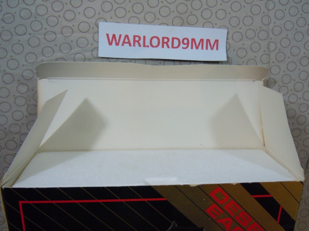 DESERT EAGLE CARDBOARD BOX WITH STYROFOAM INSERT - 74058.