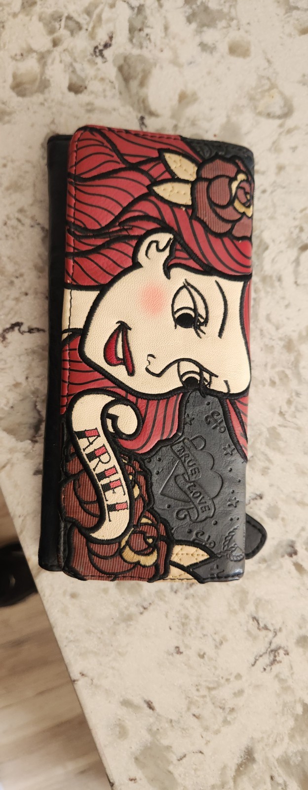 Disney Loungefly purse Ariel Little Mermaid Wallet Included Vintage Pre-owned