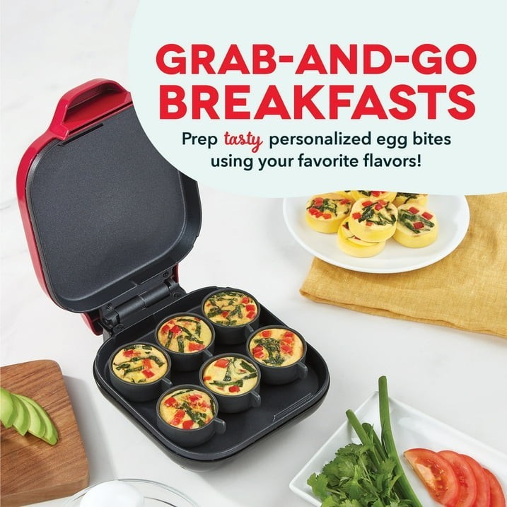 Dash Egg Bite Maker, Red