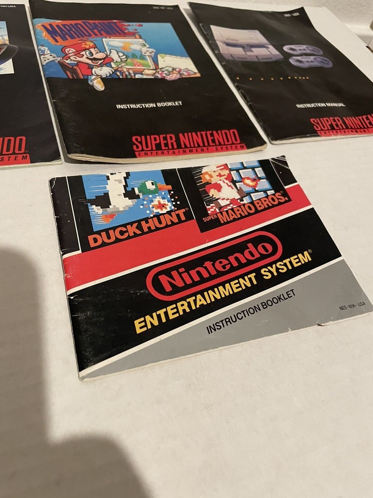 Nintendo Manual Lot
