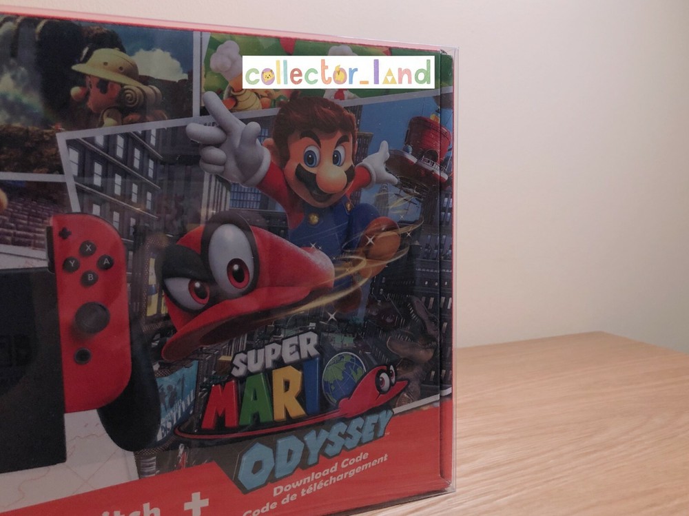 1 x BOX PROTECTOR for Nintendo Switch Console STRONG 0.5mm PLASTIC DISPLAY CASE