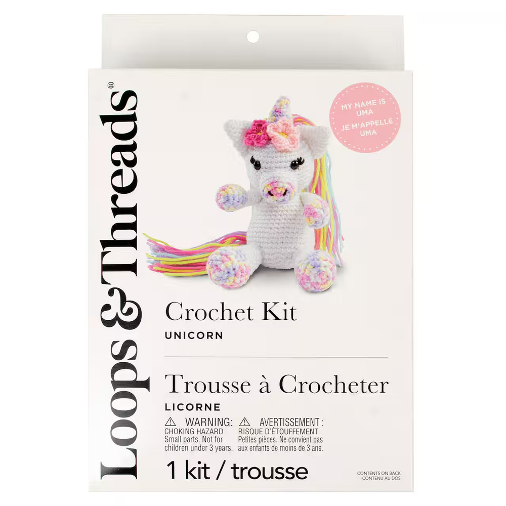 Loops & Threads Crochet Kit "Unicorn"