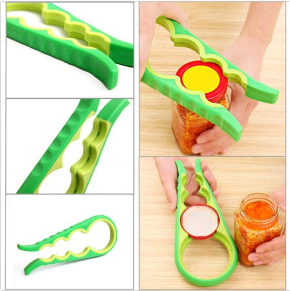2 pcs Multi-Purpose Colourful Adjustable Rubber Strap Wrench Grip/Tighten Bot...