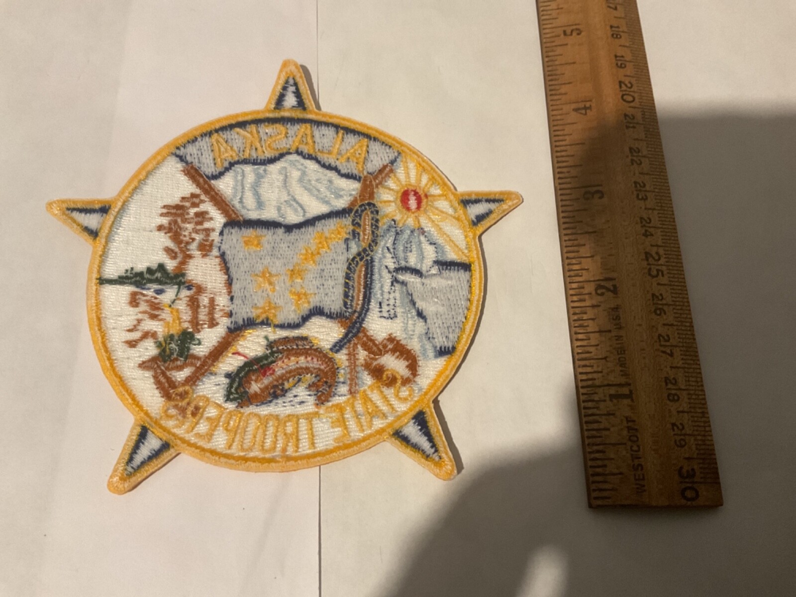 Alaska State Troopers collectable Patch Full Size and New