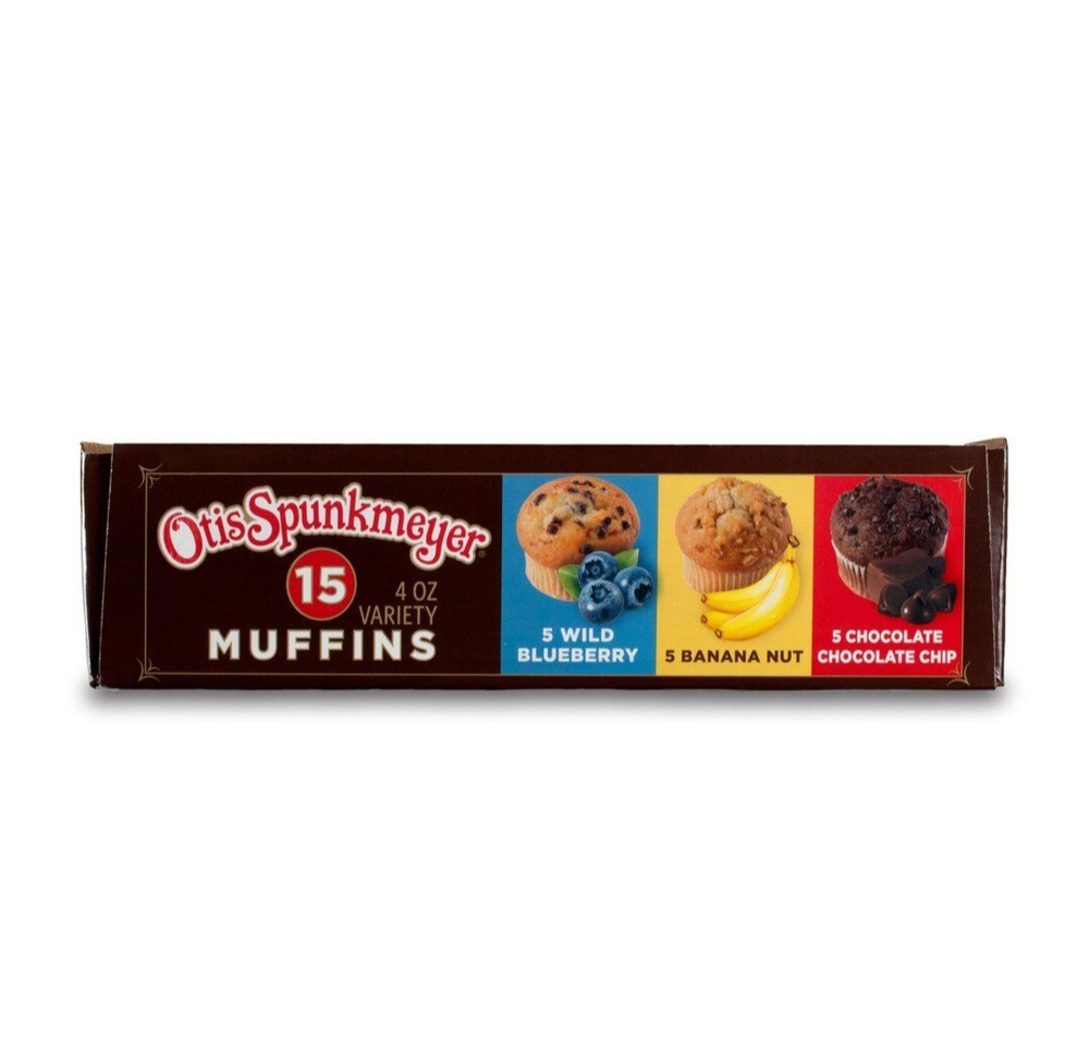 Otis Spunkmeyer Assorted Muffins, 4 Ounce (Pack of 15)