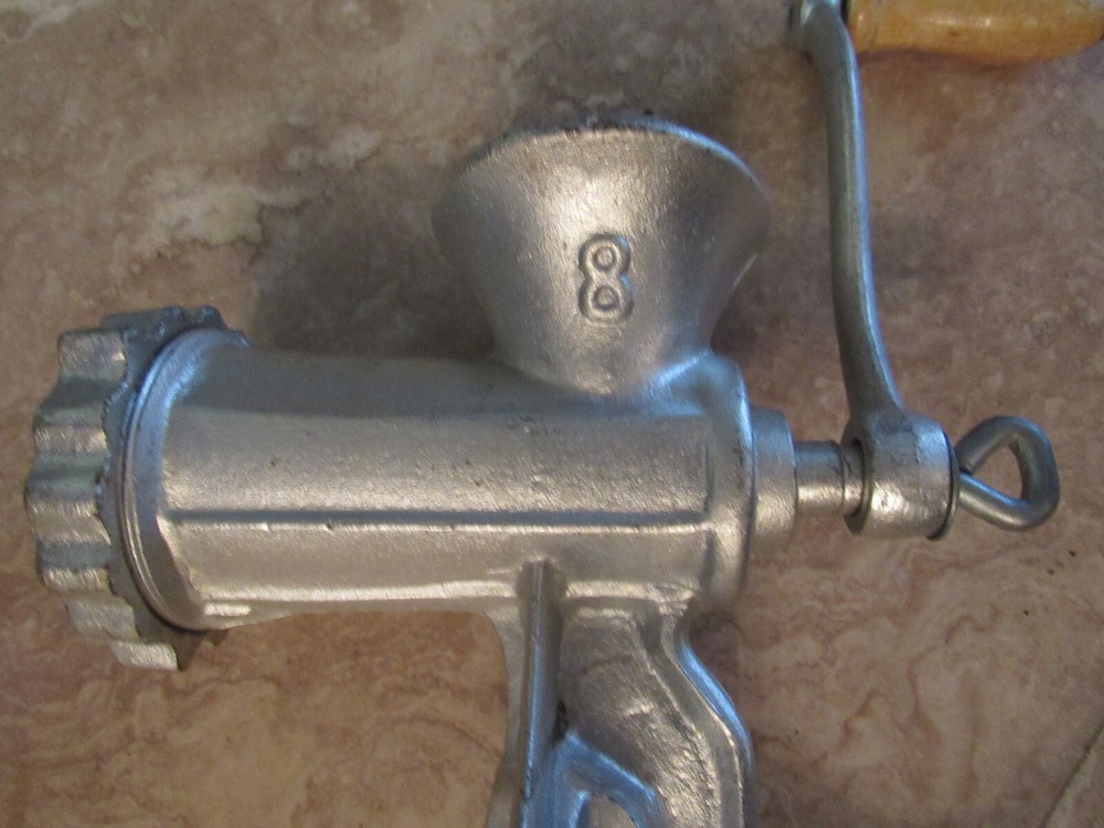 Meat Grinder with tarp